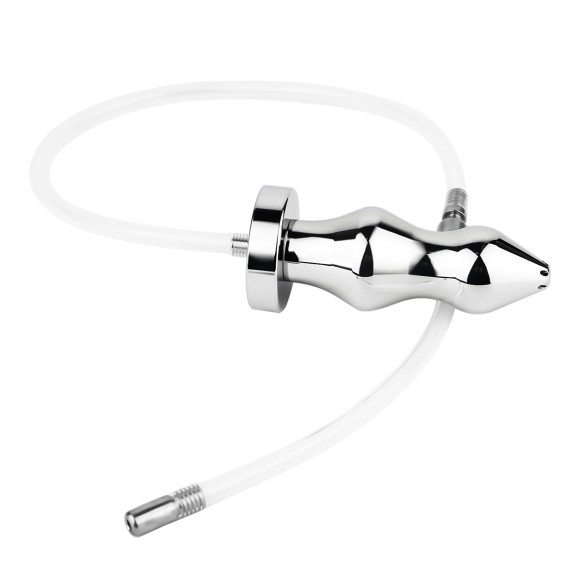SONDA URETRALE IN SILICONE COLLEGATA AL PLUG ANALE URETHRAL SOUND TO ANAL PLUG