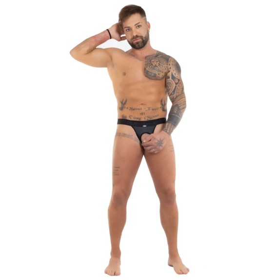 ESALTAFALLO SEXY PER UOMO CON APERTURA ELASTICIZZATA IN SPANDEX EROS VENEZIANI