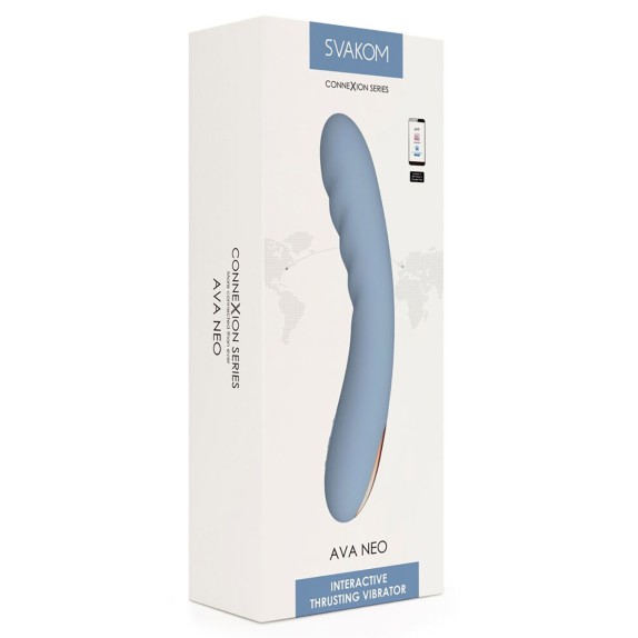 VIBRATORE PUNTO G MOVIMENTO SU E GIÙ E APP A DISTANZA & WEBCAM AVA NEO
