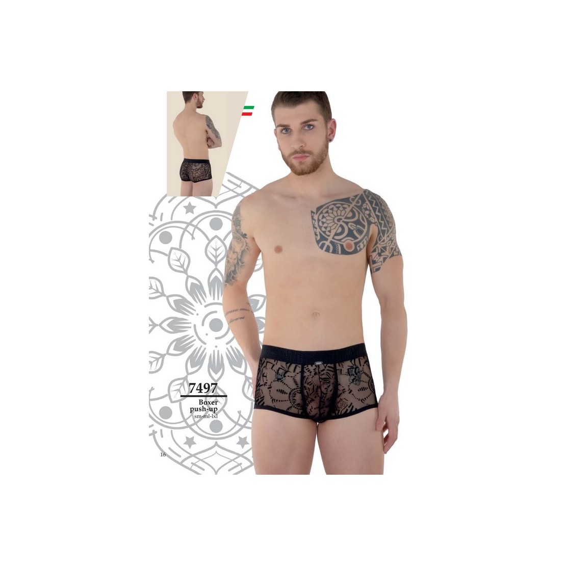 copy of BOXER SEXY PER UOMO TRASPARENTE PUSH-UP...