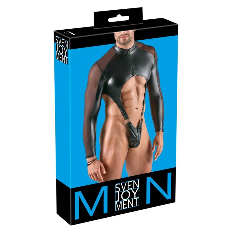 BODY PER UOMO A MANICA LUNGA COMPLETAMENTE APERTO CON...