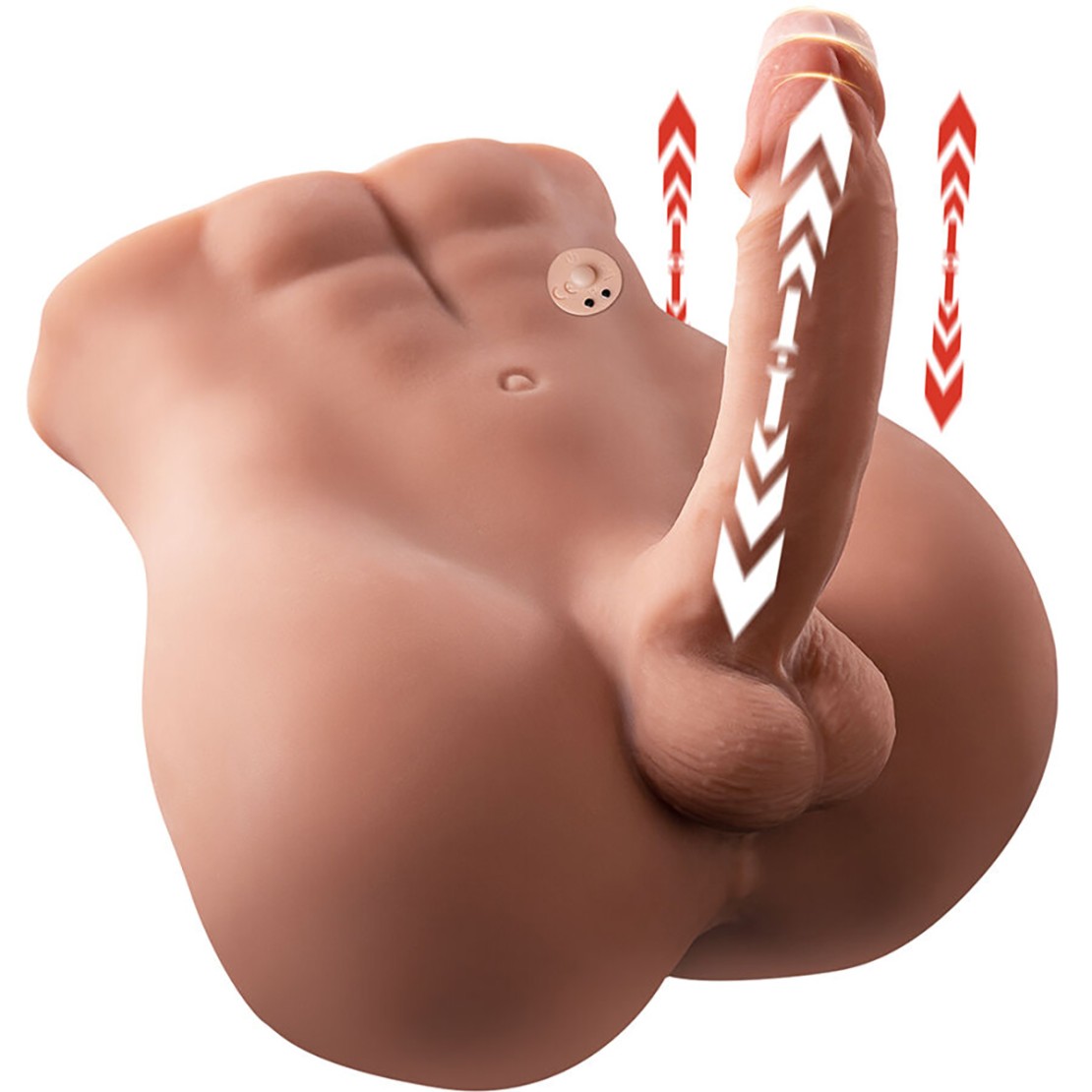 copy of BACINO MEZZO BUSTO DI UOMO CON PENE 18...