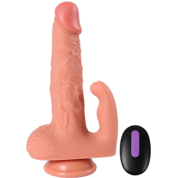 DILDO REALE CON STIMOLATORE CLITORIDEO WIRELESS HYDEN...