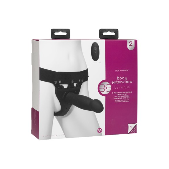 copy of STRAP-ON UNISEX IN SILICONE VIBRANTE CON TELECOMANDO 19CM