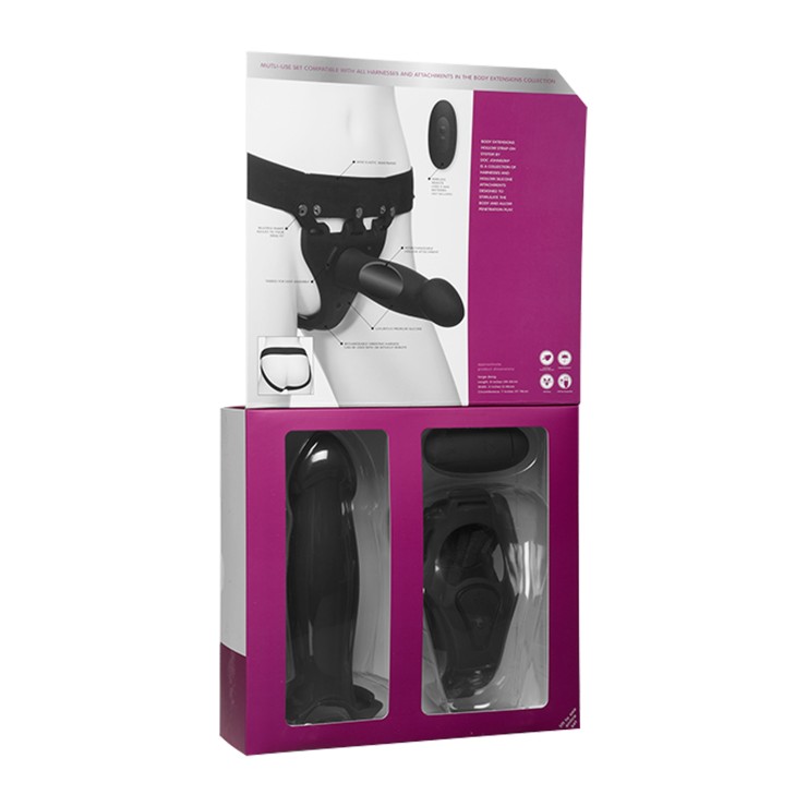 copy of STRAP-ON UNISEX IN SILICONE VIBRANTE CON...