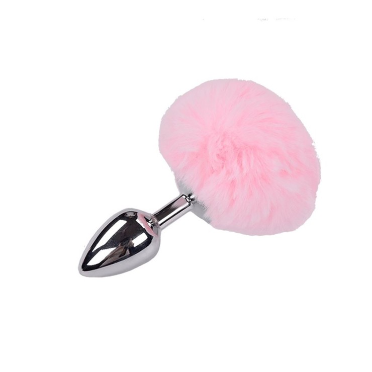 copy of PLUG ANALE METALLO CON CODA DA CONIGLIETTO ROSA... 2