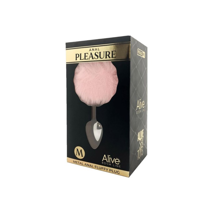 copy of PLUG ANALE METALLO CON CODA DA CONIGLIETTO ROSA...