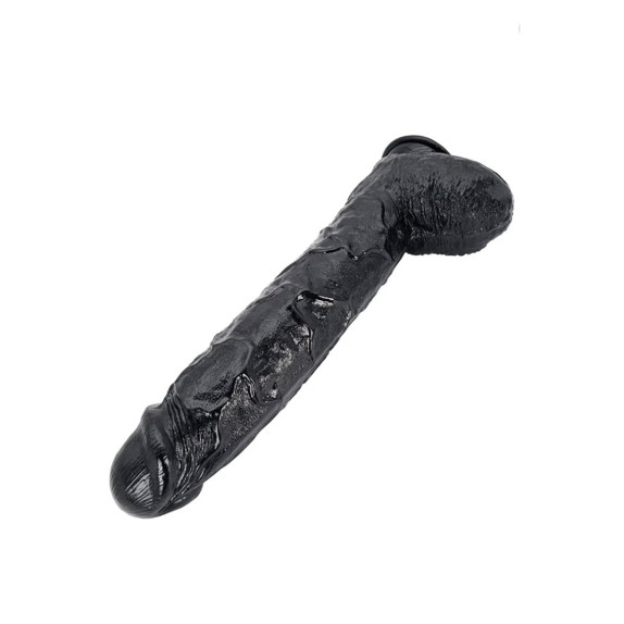 FALLO NERO DI GRANDI DIMENSIONI PER FIST DONG 43 CM IN PVC