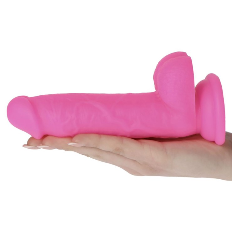 DILDO NERO REALISTICO CON TESTICOLI E VENTOSA DA 7" ROD... 2