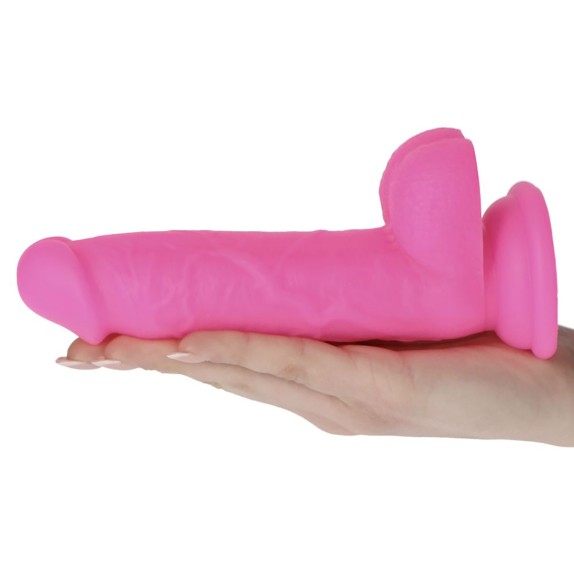 DILDO NERO REALISTICO CON TESTICOLI E VENTOSA DA 7" ROD LARGE