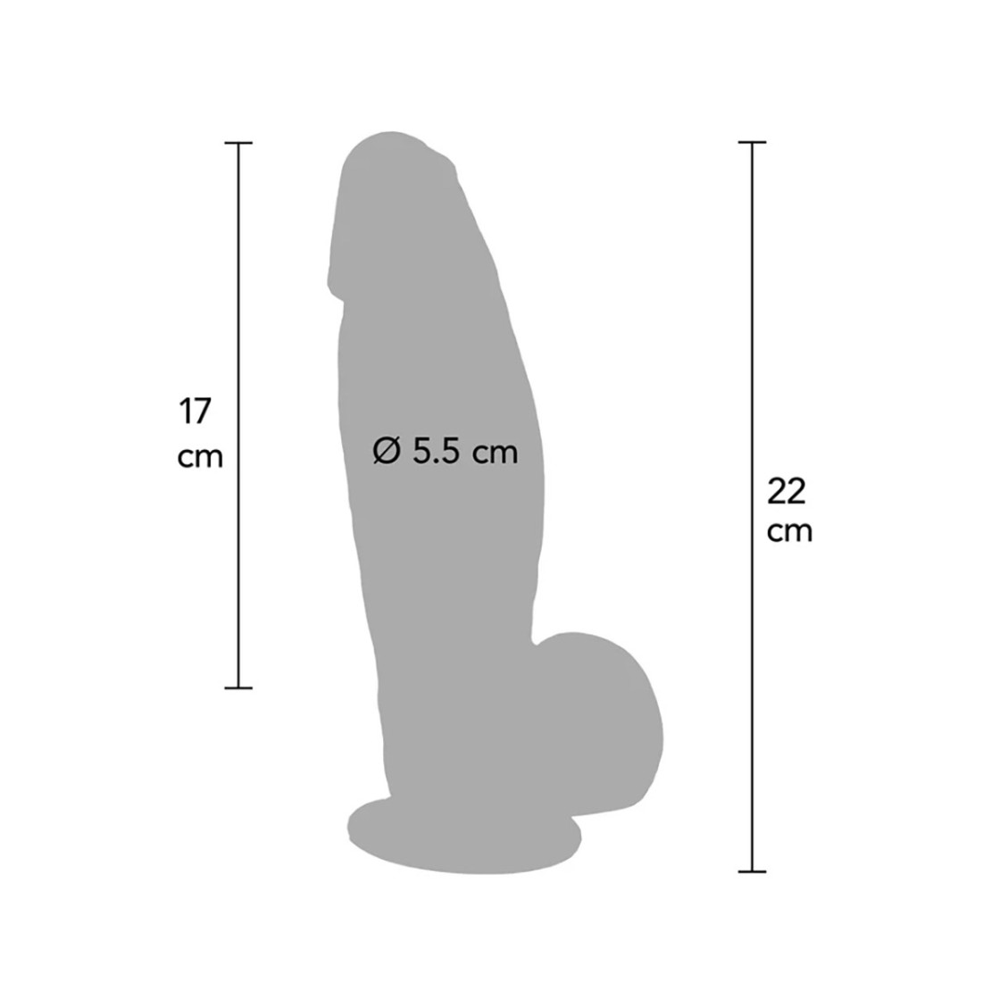 FALLO DOPPIA DENSITÀ IN SILICONE REALISTICO 22...