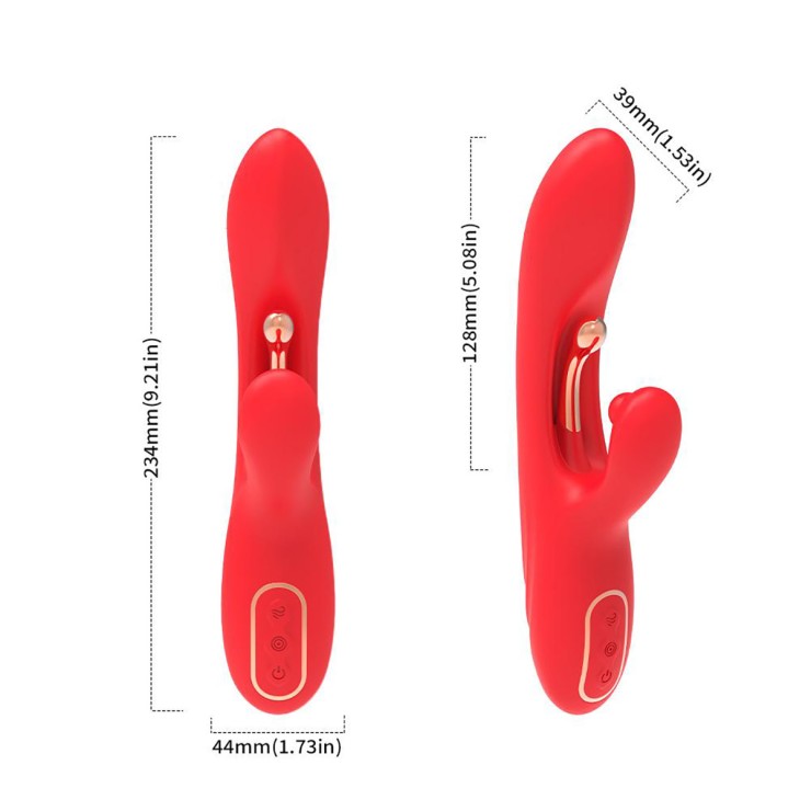 VIBRATORE RABBIT STIMOLATORE DOPPIO INTERNO THE ACE RABBIT 2