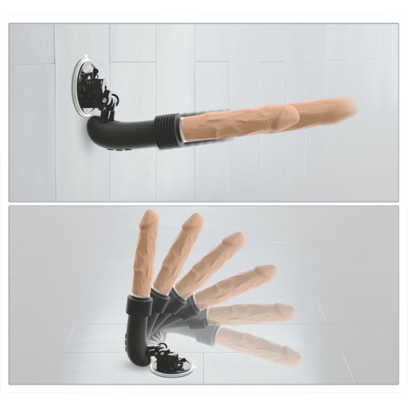 FUCKING MACHINE SEX TOY RECLINABILE WIRELESS CON VENTOSA