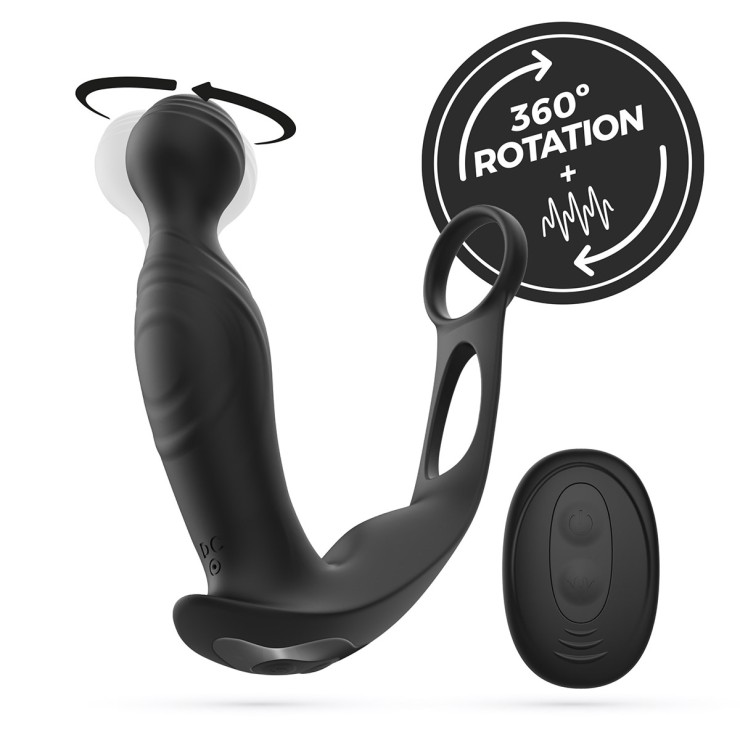 copy of VIBRATORE PROSTATICO ANALE CON ANELLI PER PENE E... 2