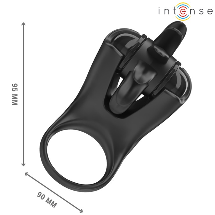 ANELLO PER PENE VIBRANTE E ROTANTE USB GIOCO DI COPPIA MABEL 2