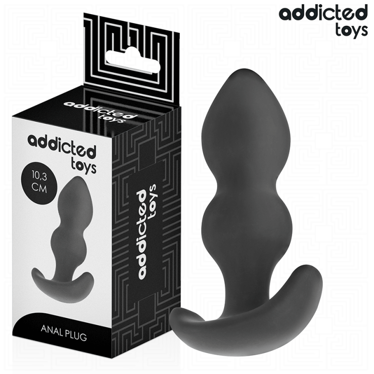 PLUG ANALE IN SILICONE MEDICALE FLESSIBILE CON SFERETTE... 2