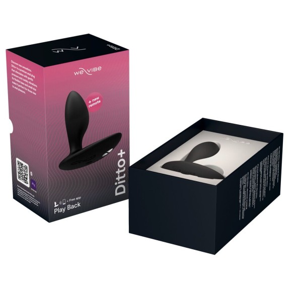 PLUG ANALE VIBRANTE CON APP A DISTANZA E TELECOMANDO WE VIBE DITTO+