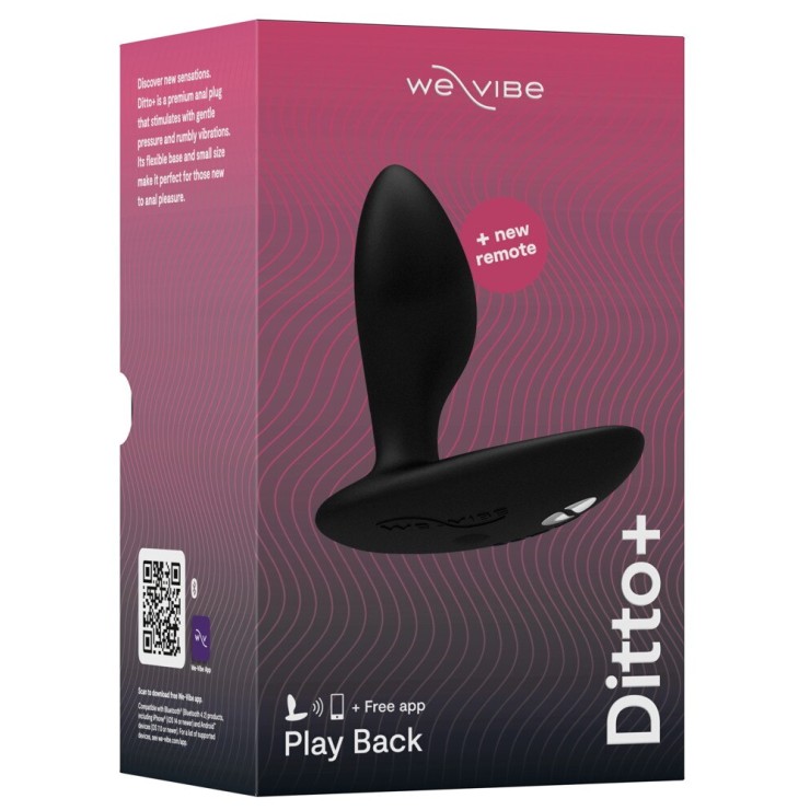 PLUG ANALE VIBRANTE CON APP A DISTANZA E TELECOMANDO WE...