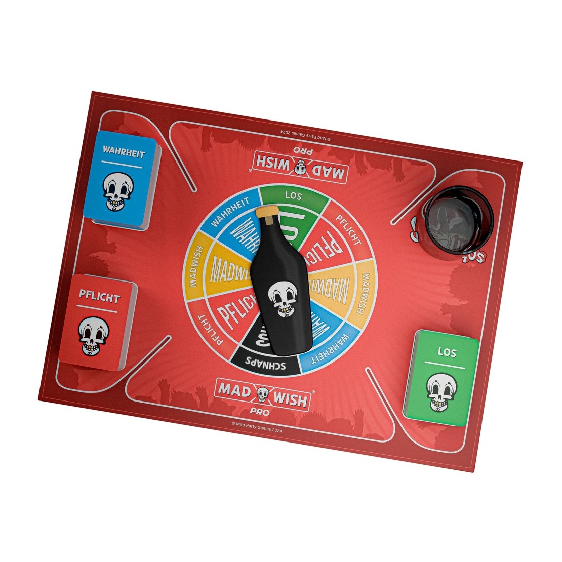 GIOCO DELLA BOTTIGLIA DA TAVOLO IN LINGUA TEDESCA