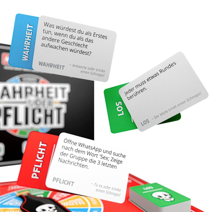 GIOCO DELLA BOTTIGLIA DA TAVOLO IN LINGUA TEDESCA MADWISH... 2