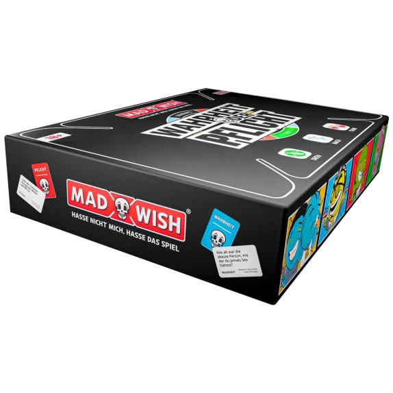 GIOCO DELLA BOTTIGLIA DA TAVOLO IN LINGUA TEDESCA MADWISH PRO PARTY GAME