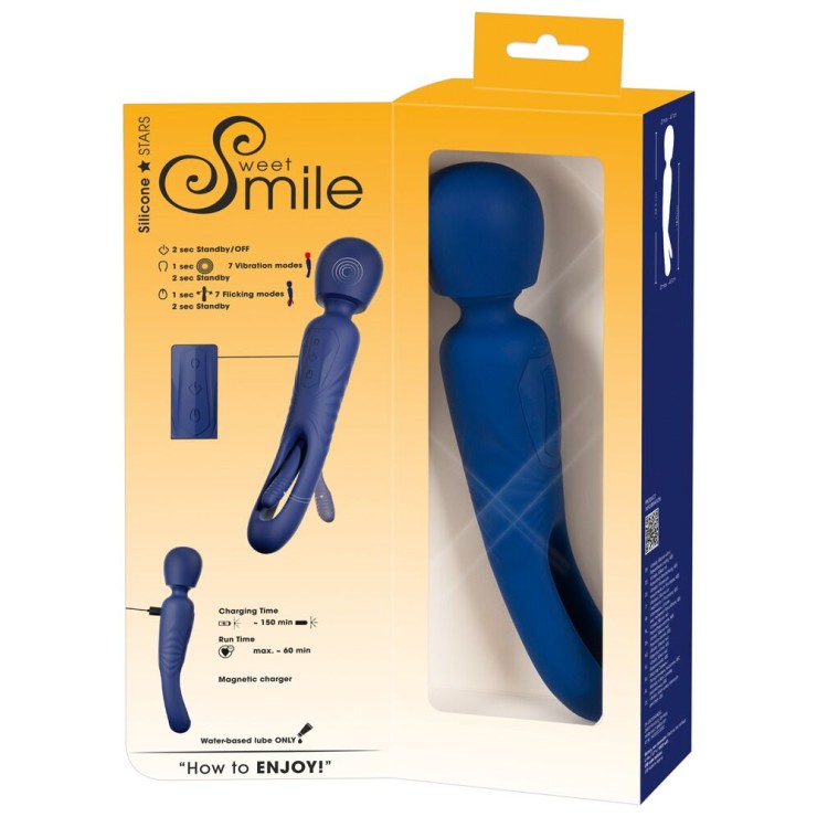 copy of 2IN1 WAND VIBRANTE PER CLITORIDE CON LINGUA PER...