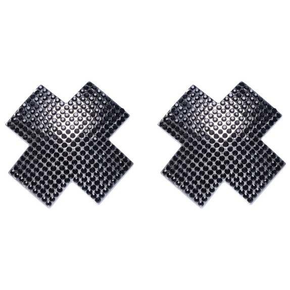 copy of COPRICAPEZZOLI ADESIVI A FORMA DI X CON STRASS