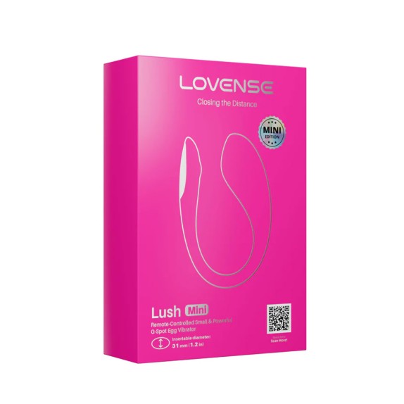 LUSH MINI OVETTO VIBRANTE PER GIOCHI A DISTANZA CON APP LOVENSE