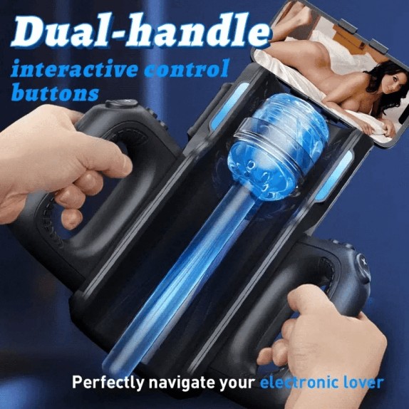 MASTURBATORE AUTOMATICO ALTISSIMA VELOCITA' THRUSTING PRO KING CON MOVIMENTO A SPINTA