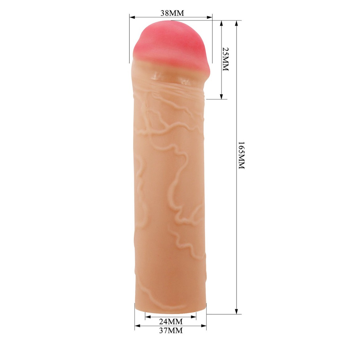 GUAINA E PROLUNGA PER IL PENE 16,5 CM CON...
