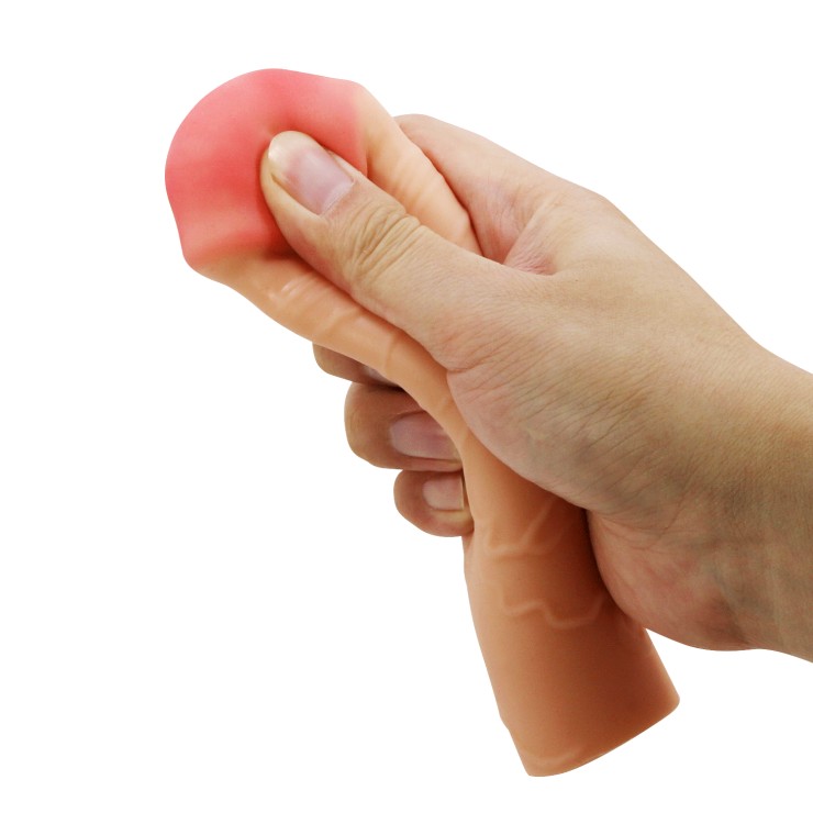 GUAINA E PROLUNGA PER IL PENE 16,5 CM CON ANELLO PER I... 2