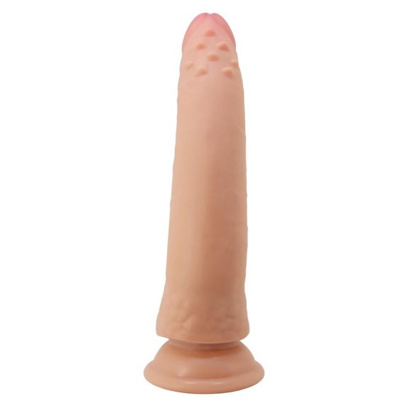 SEX TOY FALLO REALISTICO PIEGHEVOLE CON PELLE SCORREVOLE E RILIEVI 21 CM