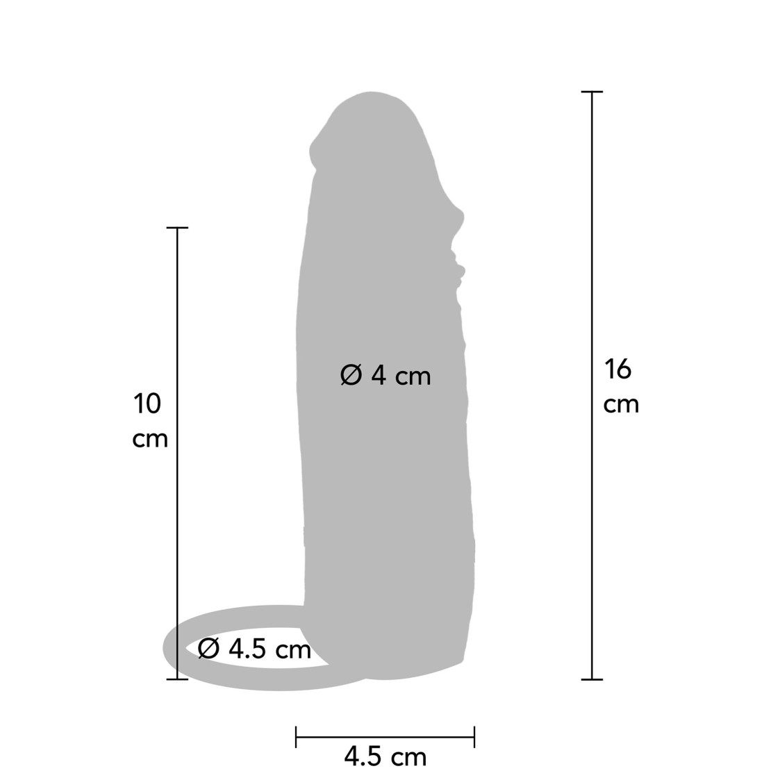 PROLUNGA REALISTICA 16 CM VIBRANTE CON...