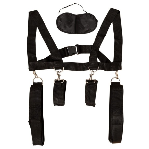 IMMOBILIZZATORE SEXY CINGHIE REGOLABILI E STACCABILI POSITION MASTER