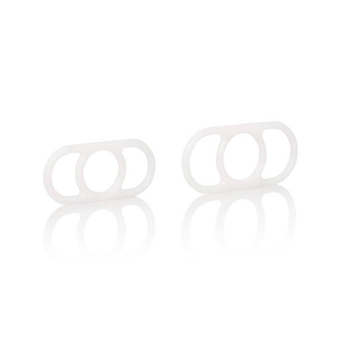 SET 2 ANELLI IN SILICONE PER L'EREZIONE E DA...