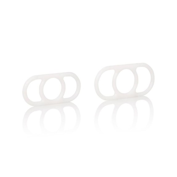 SET 2 ANELLI IN SILICONE PER L'EREZIONE E DA UTILIZZARE CON GLI SVILUPPATORI