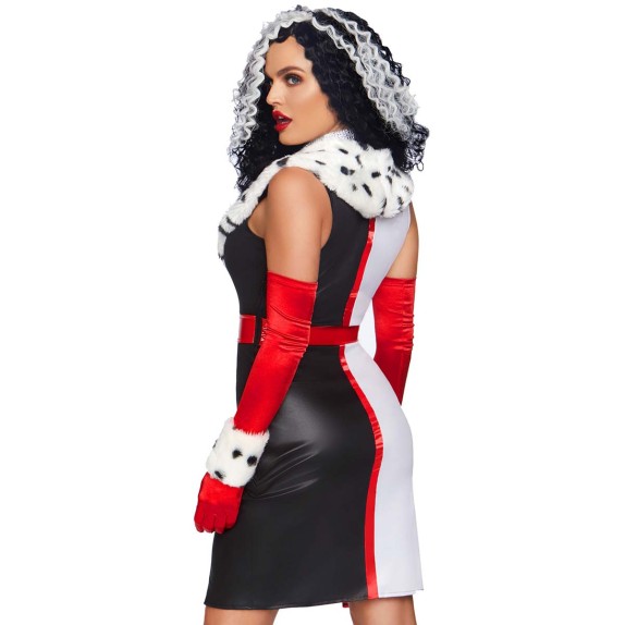 COSTUME HALLOWEEN SEXY 3 PEZZI DONNA DA DIVA DIABOLICA DI LEG AVENUE