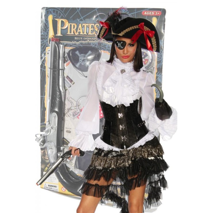 copy of ACCESSORI PER TRAVESTIMENTO DA PIRATA SET 4 PEZZI... 2