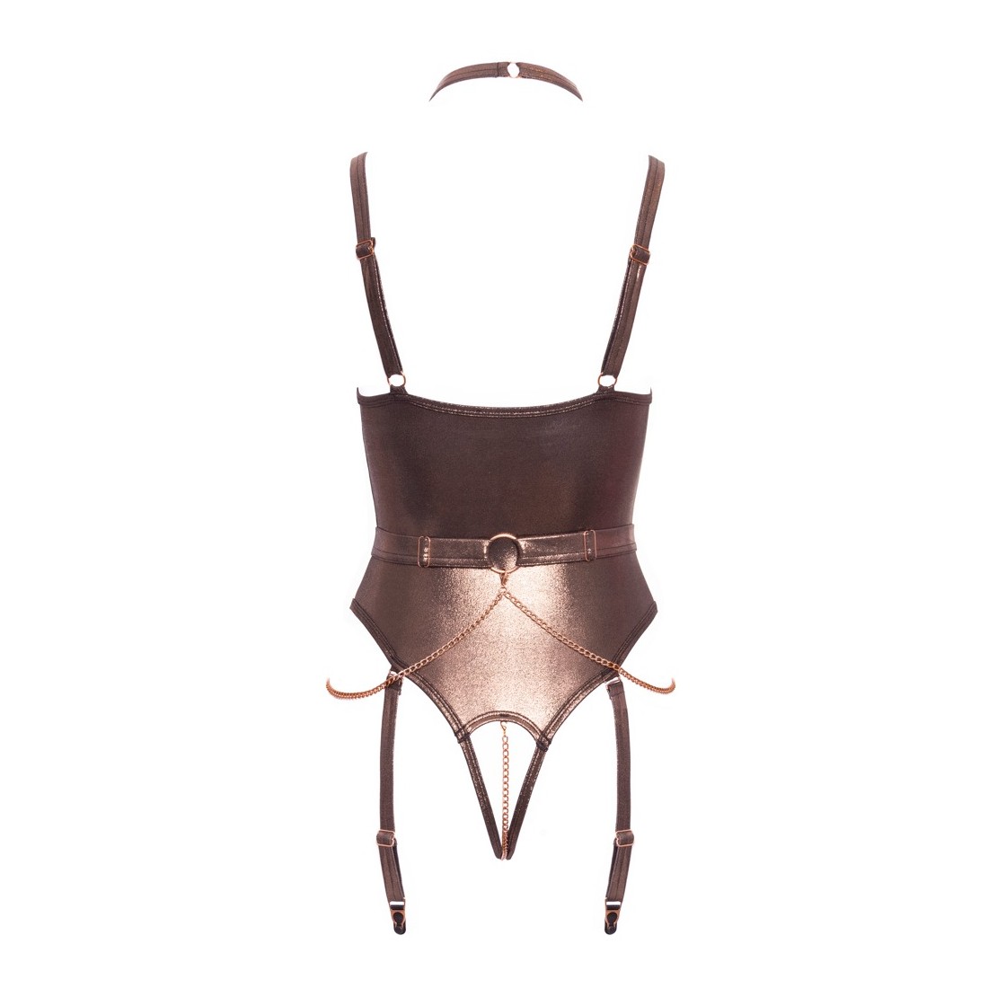 GUEPIERE APERTA SEXY COLOR ORO BRONZO CON...