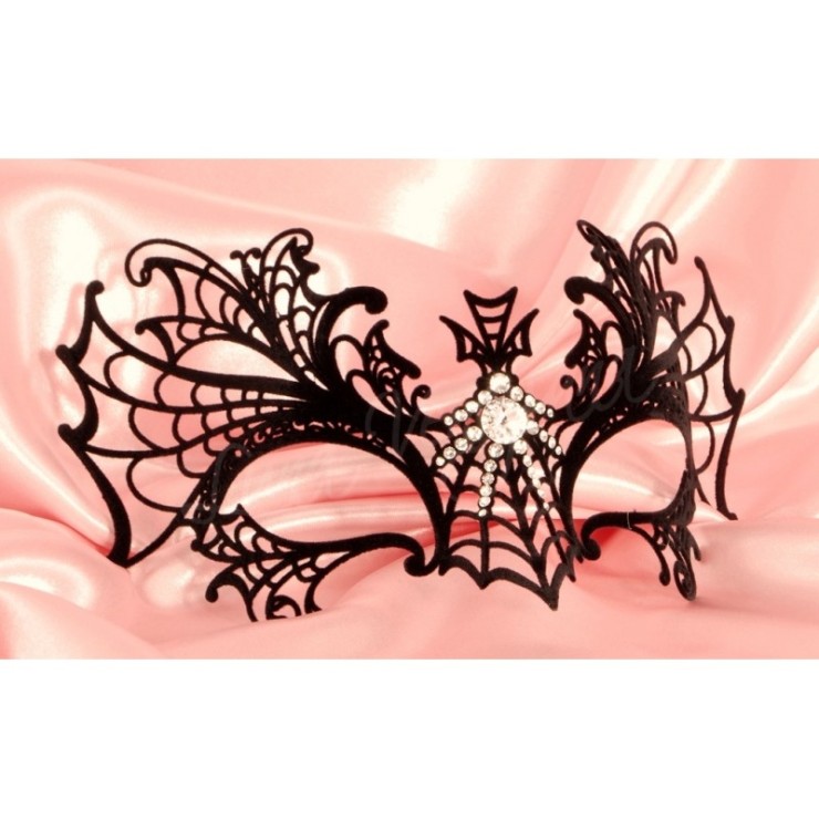 MASCHERA SEXY PER DONNA IN FILIGRANA CON STRASS TEODORA