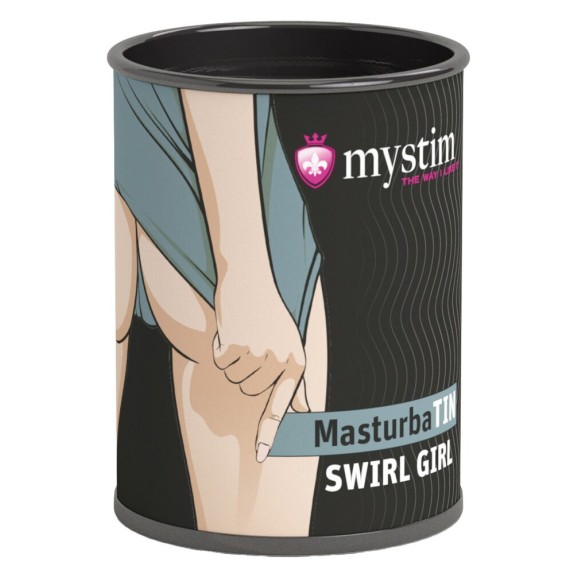 MASTURBATORE PER PENE TASCABILE SWIRL GIRL CON TEXTURE MYSTIM