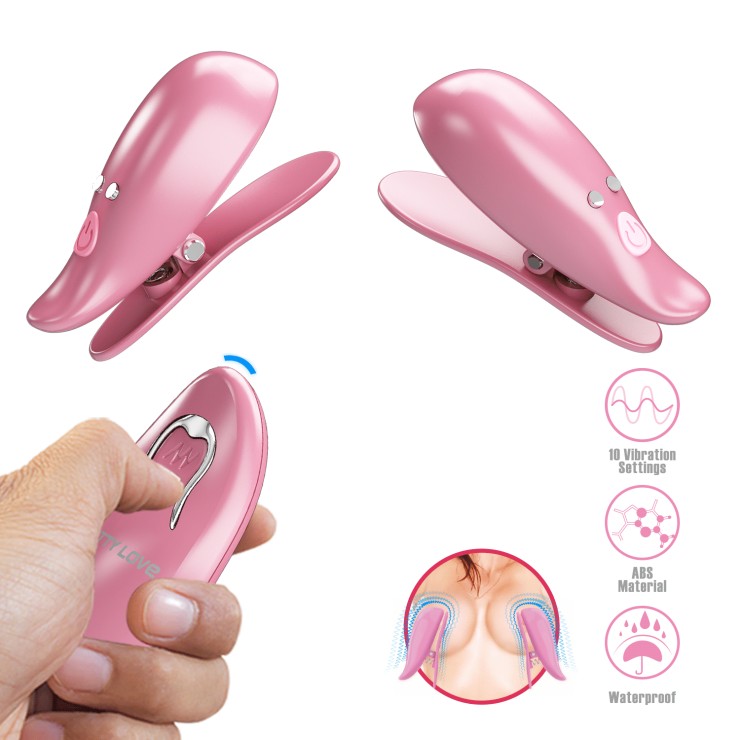 PINZE PER CAPEZZOLI VIBRANTI WIRELESS USB CAYLEY PRETTY LOVE