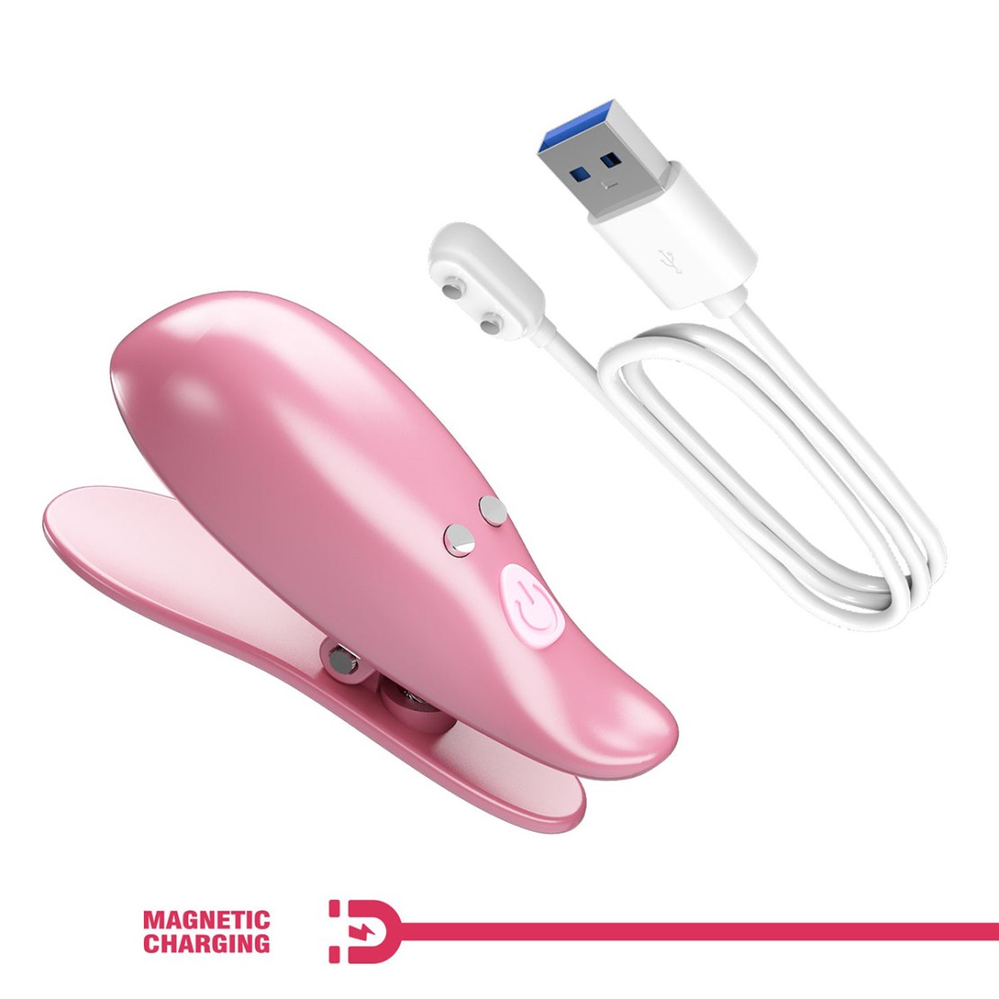 PINZE PER CAPEZZOLI VIBRANTI WIRELESS USB...