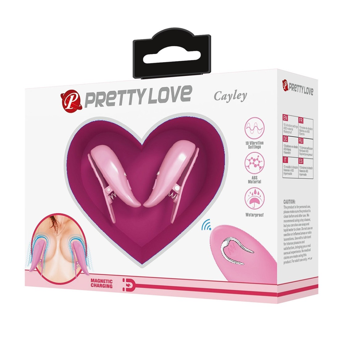 PINZE PER CAPEZZOLI VIBRANTI WIRELESS USB...