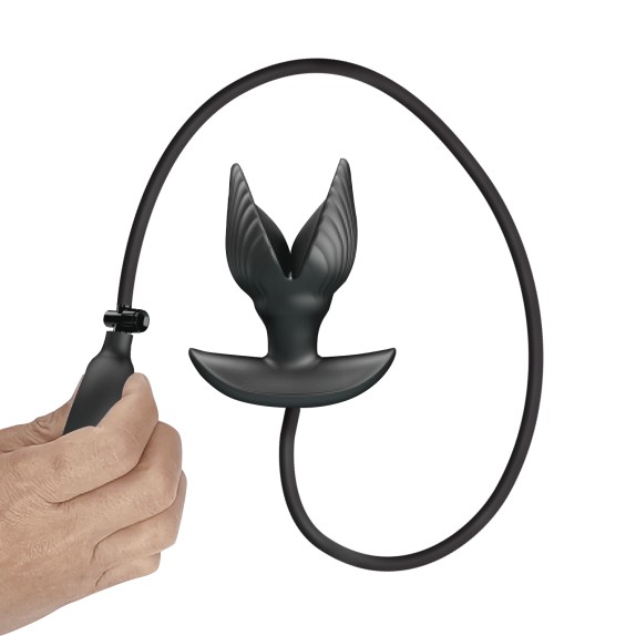 PLUG ANALE VIBRANTE GONFIABILE PUNTA DIVISA MANSON