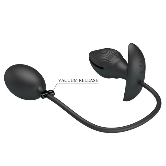 PLUG ANALE VIBRANTE GONFIABILE PUNTA DIVISA MANSON