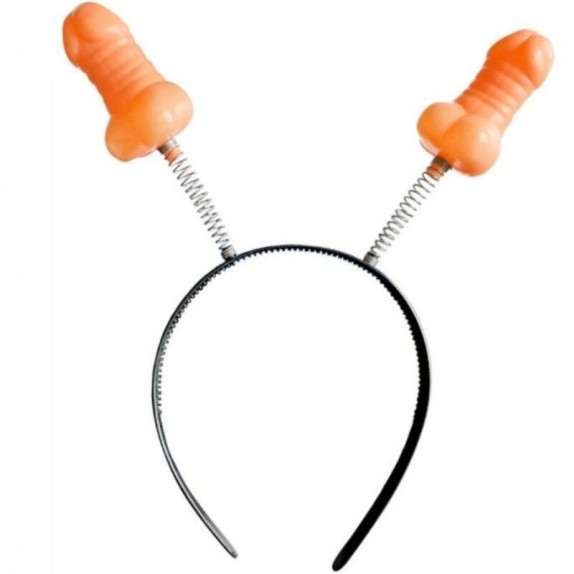 CERCHIETTO SCHERZOSO CON ANTENNE A FORMA DI PENE GADGET PER FESTE