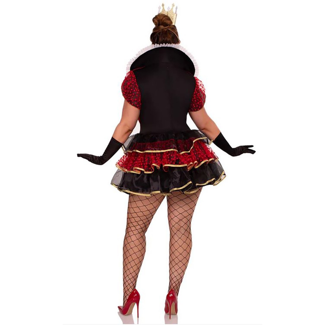 COSTUME 2 PZ TRAVESTIMENTO REGINA DI CUORI...