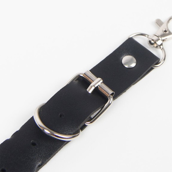 HARNESS CINTURA REGGICALZE CON GIARRETTIERA REMOVIBILE E CATENELLE ARGENTATE