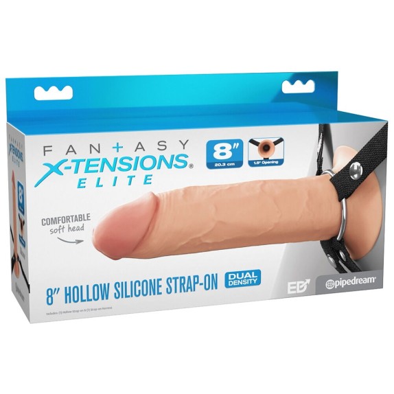 STRAP-ON CAVO PER UOMO CON PROLUNGA E JOCKSTRAP X-TENSIONS ELITE IN DUE MISURE